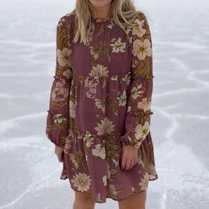 Tired Floral Dress